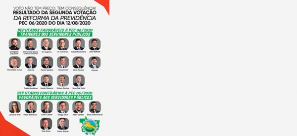 Maioria dos deputados estaduais vota contra servidores de MT e aprovam reforma da previdência