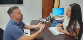 Presidente e vice-presidente do Sintap/MT se reúnem para discutir demandas dos servidores