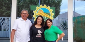 Presidente recebe visita de servidor que há 25 anos é sindicalizado ao Sintap/MT