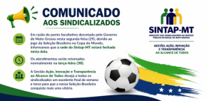 COMUNICADO AOS SINDICALIZADOS